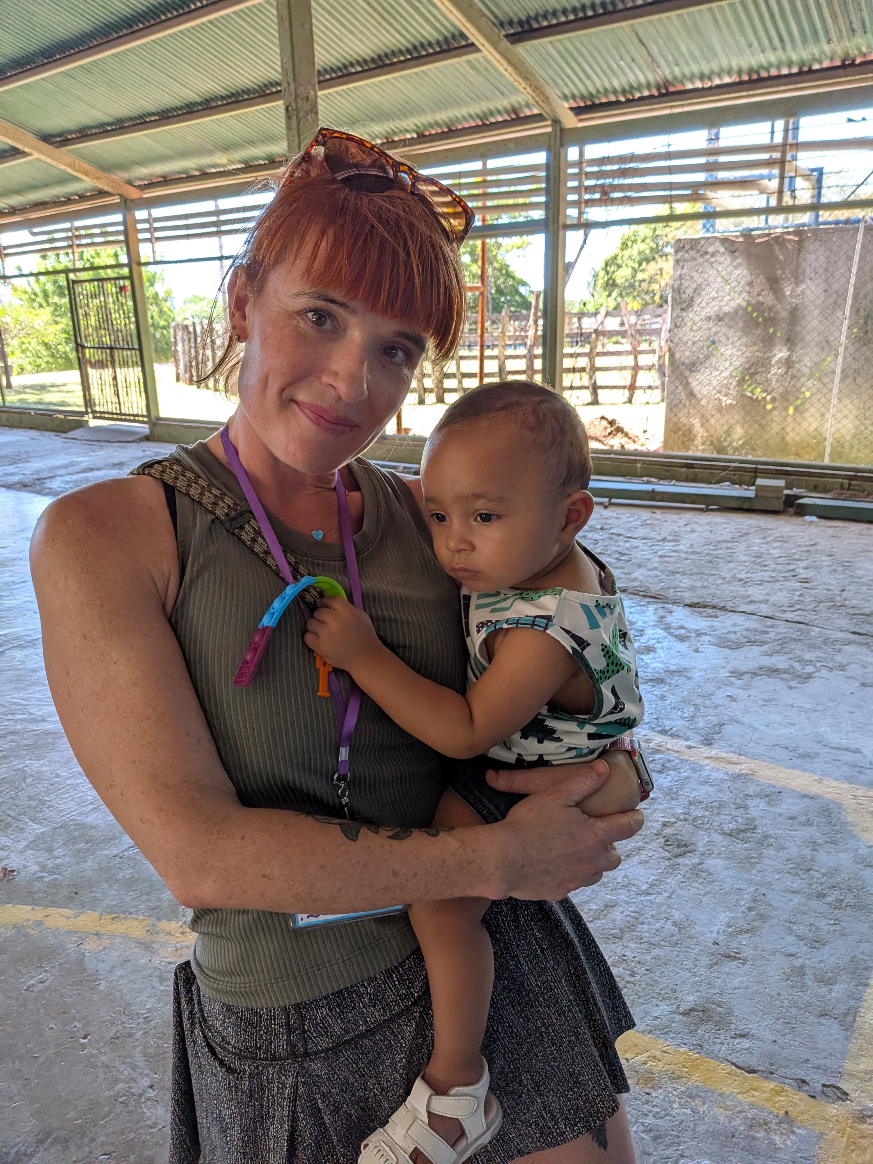 Jessica Navarro during fieldwork in Costa Rica